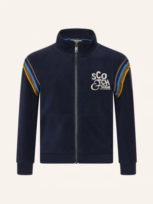 Obrázek produktu Scotch & Soda Froté Bunda tmavě modrá / lososová / žlutá