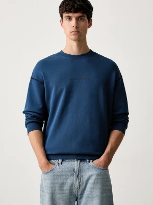 Obrázek produktu Scotch & Soda mikina kapucí pánská bavlněná modrá
