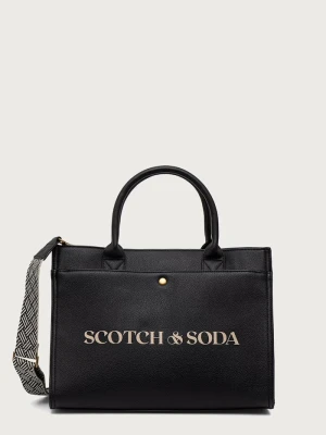 Obrázek produktu Scotch & Soda tote taška z imitace kůže černá