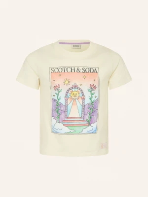 Obrázek produktu Scotch & Soda Tričko režná / tmavě oranžová / zelená