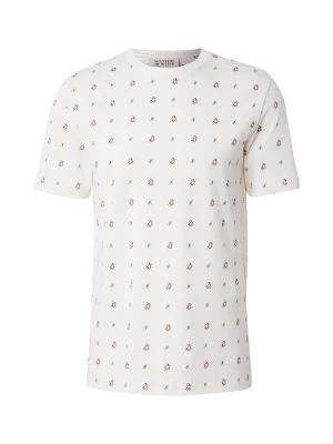 Obrázek produktu SCOTCH & SODA Tričko tmavě žlutá / fialkově modrá / tmavě červená / offwhite
