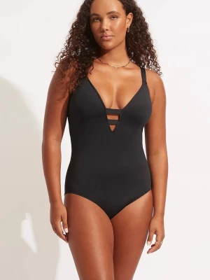 Obrázek produktu Seafolly jednodílné plavky dámské Deep V černá