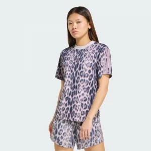 Obrázek produktu Seasonal Essentials Leopard Print T-Shirt with 3-Stripes Adidas