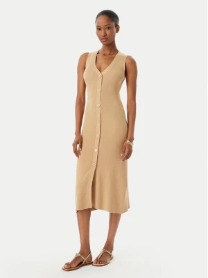 Obrázek produktu Selmark Plážové šaty BO796 Světle béžová Slim Fit