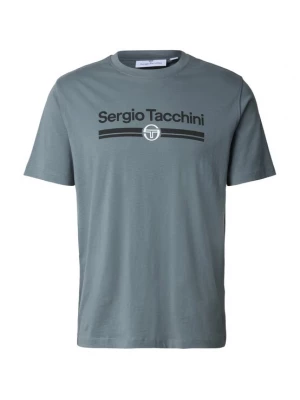 Obrázek produktu Sergio Tacchini Tričko 'Marchio' čedičová šedá / černá / bílá