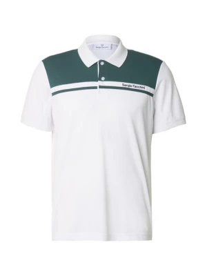 Obrázek produktu Sergio Tacchini Tričko 'Riflesso' tmavě zelená / bílá