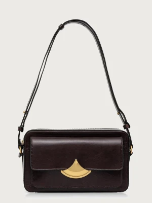 Obrázek produktu Sessun crossbody kabelka dámská kožená DIVICAM hnědá