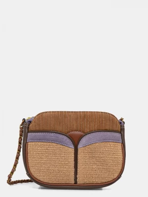 Obrázek produktu Sessun crossbody kabelka dámská pletená béžová