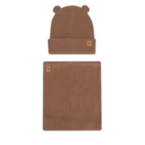 Obrázek produktu Set čepice a tunelová šála Action Boy 8KF-001-AW24 Hnědá