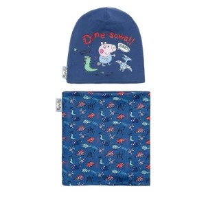 Obrázek produktu Set čepice a tunelová šála Peppa Pig ACCCS-AW24-110PP Tmavomodrá