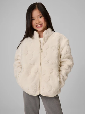 Obrázek produktu Sherpa fleece regular se stojáčkem dívčí - krémový 4F bílý