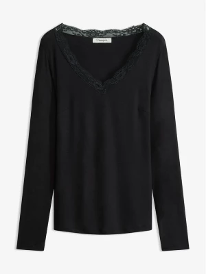Obrázek produktu Shirt z długim rękawem BonPrix czarny