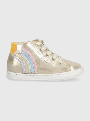 Obrázek produktu Shoo Pom Dětské kožené sneakers boty Shoo Pom zlatá