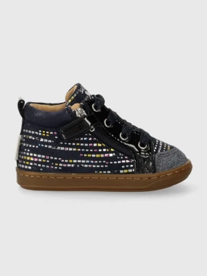 Obrázek produktu Shoo Pom Dětské semišové sneakers boty Shoo Pom námořnická modř