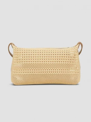 Obrázek produktu Shoulder-Bag aus Ajourstrick mit verstellbarem Schultergurt s.Oliver béžová