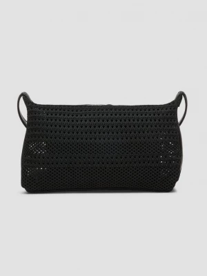 Obrázek produktu Shoulder-Bag aus Ajourstrick mit verstellbarem Schultergurt s.Oliver černá