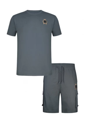 Obrázek produktu SikSilk Domácí oblečení zlatě žlutá / čedičová šedá / černá