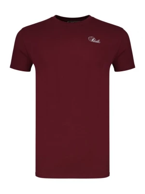 Obrázek produktu SikSilk Tričko 'Essentials' burgundská červeň / bílá