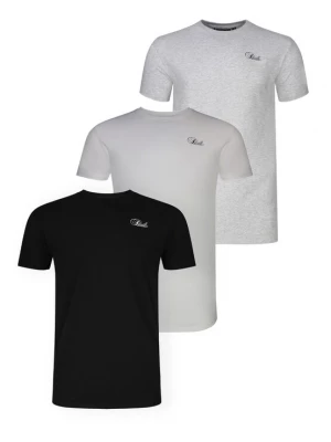 Obrázek produktu SikSilk Tričko světle šedá / černá / bílá