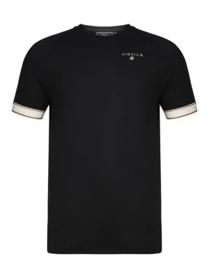 Obrázek produktu SikSilk Tričko 'Tech' tmavě hnědá / zlatě žlutá / černá / bílá
