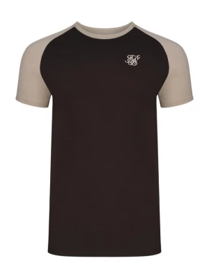 Obrázek produktu SikSilk Tričko tmavě hnědá / šedobéžová