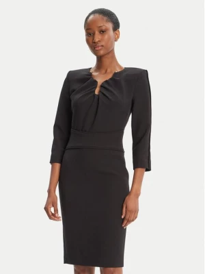 Obrázek produktu Simona Corsellini Koktejlové šaty A25CPAB01101 Černá Slim Fit
