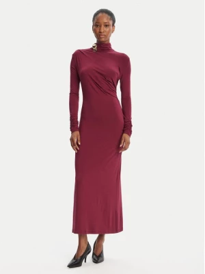 Obrázek produktu Simona Corsellini Večerní šaty A25CPAB00601 Bordó Slim Fit