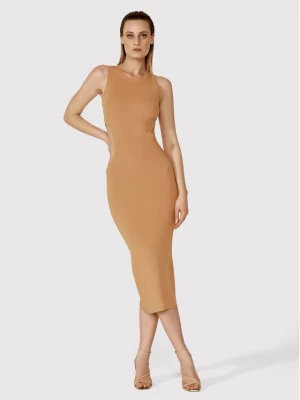Obrázek produktu Simple Letní šaty SUD015 Hnědá Slim Fit