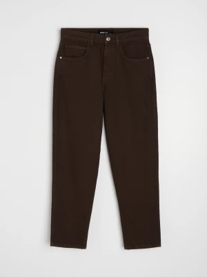 Obrázek produktu Sinsay - Bavlněné džíny mom fit comfort - hnědá