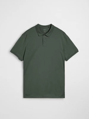 Obrázek produktu Sinsay - Bavlněné polo tričko - zelená
