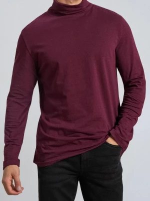 Obrázek produktu Sinsay - Bavlněný rolák basic - burgundy
