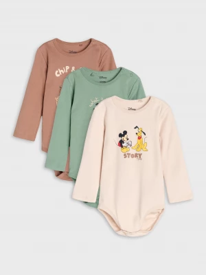 Obrázek produktu Sinsay - Bawełniane body Disney 3 pack - beżowy