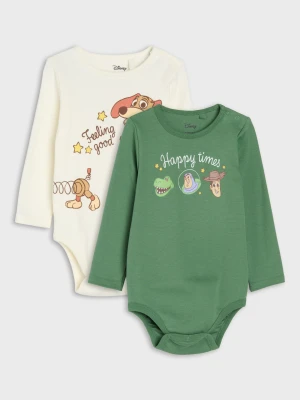 Obrázek produktu Sinsay - Bawełniane body z nadrukiem Toy Story 2 pack - kremowy