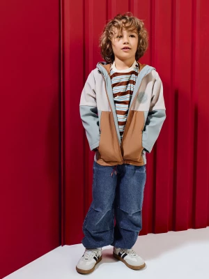 Obrázek produktu Sinsay - Bawełniane jeansy jogger loose - granatowy