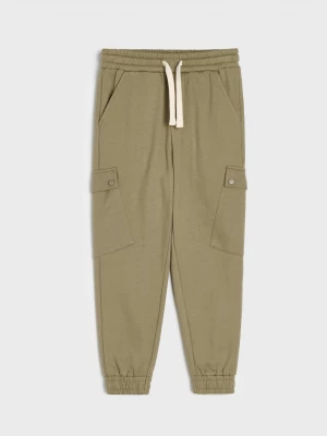 Obrázek produktu Sinsay - Bawełniane spodnie jogger loose - zielony