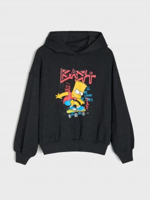 Obrázek produktu Sinsay - Bluza hoodie oversize The Simpsons - szary