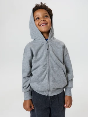 Obrázek produktu Sinsay - Bluza hoodie z bawełną - szary