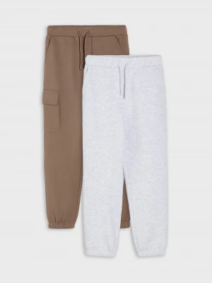 Obrázek produktu Sinsay - Spodnie dresowe jogger cargo 2 pack - mid blue