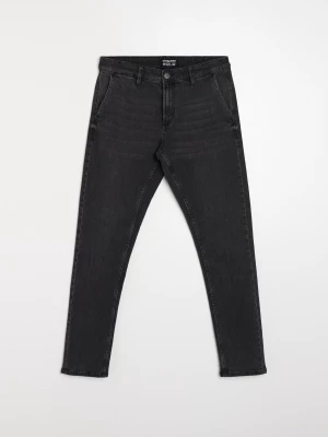 Obrázek produktu Sinsay - Džínové kalhoty chino slim fit - černá