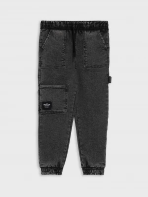 Obrázek produktu Sinsay - Jeansy jogger z efektem sprania - szary