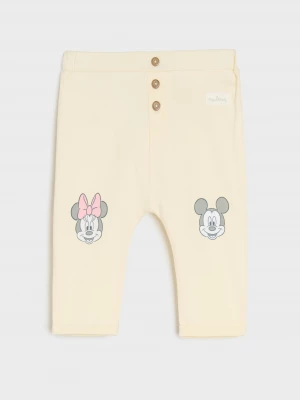 Obrázek produktu Sinsay - Kalhoty Mickey Mouse - krémová