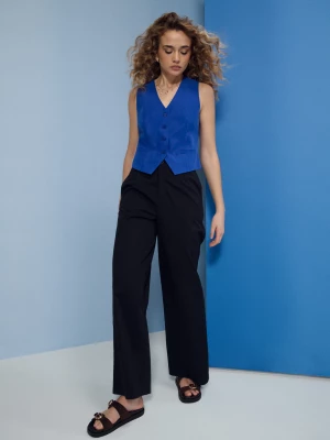 Obrázek produktu Sinsay - Kalhoty wide leg - černá
