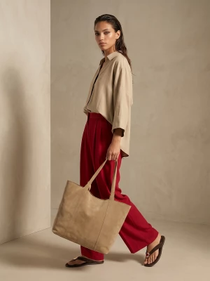 Obrázek produktu Sinsay - Kalhoty wide leg s viskózou - fialová