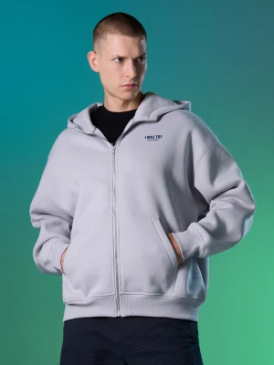 Obrázek produktu Sinsay - Mikina na zip s kapucí - šedá