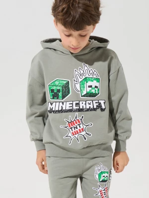 Obrázek produktu Sinsay - Bluza z kapturem z nadrukiem Minecraft - zielony