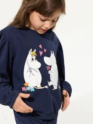 Obrázek produktu Sinsay - Mikina s kulatým výstřihem s potiskem Moomin - námořnická modrá