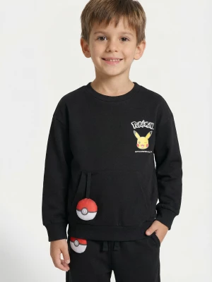 Obrázek produktu Sinsay - Bluza crewneck z nadrukiem Pokemon - czarny