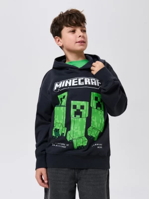 Obrázek produktu Sinsay - Bluza hoodie z nadrukiem Minecraft - szary