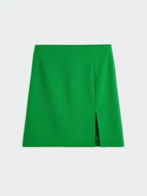 Obrázek produktu Sinsay - Mini sukně s rozparkem - zelená
