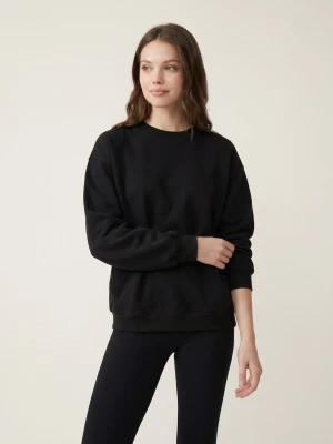 Obrázek produktu Sinsay - Oversize mikina bez kapuce typu crewneck - černá